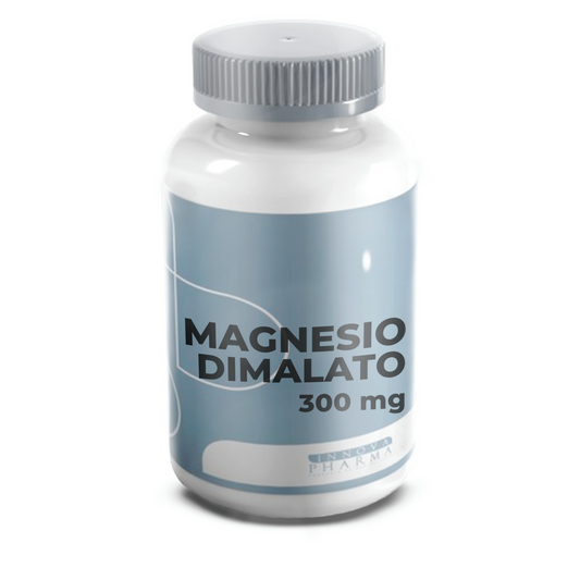 Pote de capsulas de Magnésio Dimalato 300mg