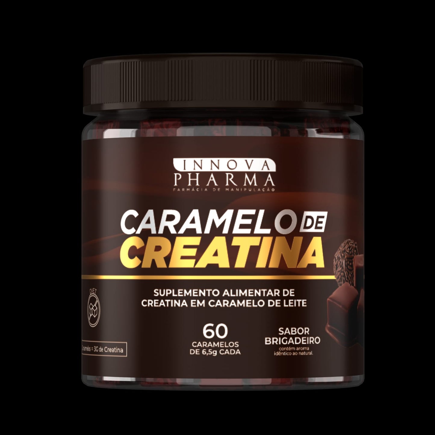 Caramelo de Creatina Sabor Chocolate