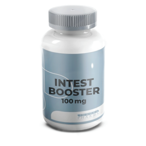 Pote de capsulas de Intest Booster 100 mg